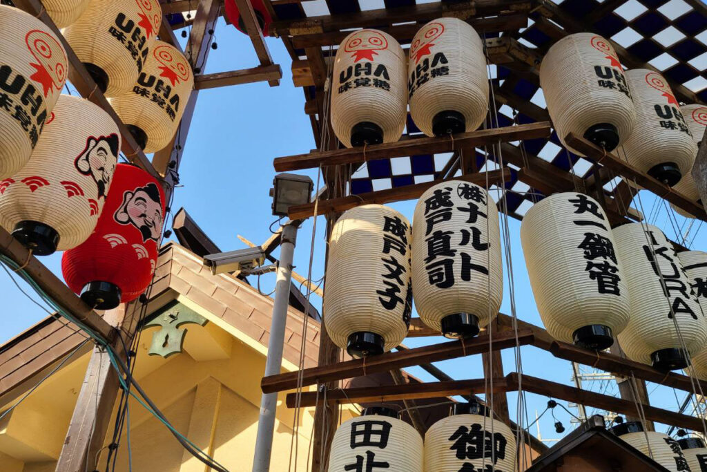 今宮戎神社に献灯